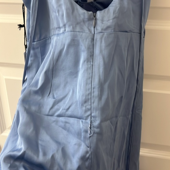 ASTR Blue Silky Mini Dress XS - Picture 4 of 4